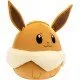 Pokémon Squishmallows Eevee Plush The Pokémon Squishmallows Eevee plush, a soft, brown, 14-inch stuffed animal.