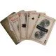 Skyrim themed playing cards showing iconic symbols and characters on premium card stock