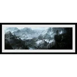 Skyrim Wide Framed Print - Vista Skyrim Wide Framed Print - Vista