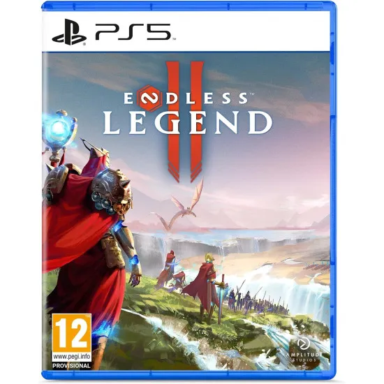 PlayStation 5 game case for Endless Legend II Limited Edition featuring fantasy heroes looking out over the world of Saiadha