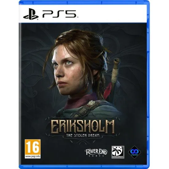 Eriksholm The Stolen Dream PS5 box art showing isometric view and main character Hanna