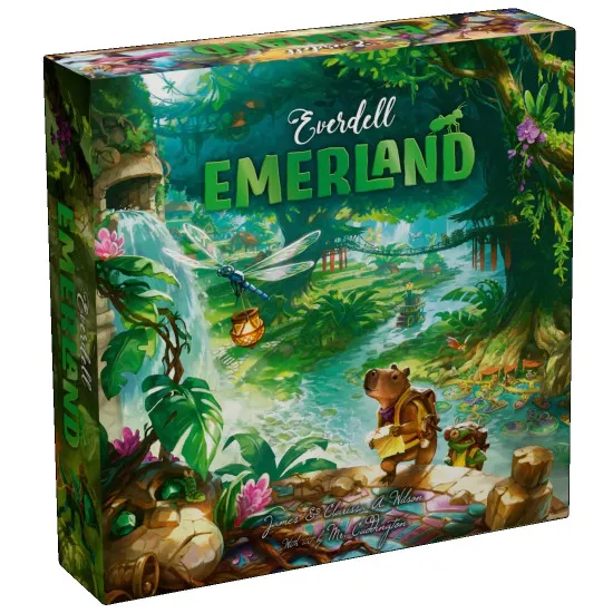 Everdell Emerland strategy board game featuring critter Workers, jungle exploration and city building