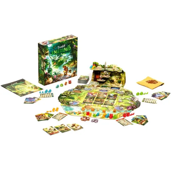 Everdell Emerland strategy board game featuring critter Workers, jungle exploration and city building