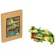 Everdell Emerland Wooden Jungle Ruins premium 3D wooden ruin centrepiece showing detailed archaeological excavation sculpt