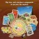 EXIT Adventures on Catan KOSMOS Escape Room Game Catan EXIT Adventures on Catan box art showing the hexagonal island of Catan with mysterious elements and puzzle symbols