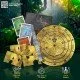 EXIT The Forgotten Island KOSMOS Escape Room Game EXIT The Forgotten Island box art showing a tropical island with ancient ruins and a mysterious, obscured figure