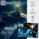 EXIT The Deserted Lighthouse KOSMOS Escape Room & Jigsaw Puzzle EXIT The Deserted Lighthouse box art showing a solitary lighthouse overlooking a stormy sea with jigsaw puzzle pieces and puzzle symbols