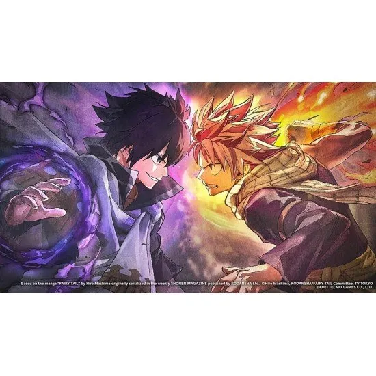 The box art for the game Fairy Tail 2 on PS4, showing the main characters Natsu and Lucy in a dynamic pose.