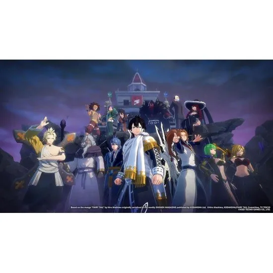 The box art for the game Fairy Tail 2 on PS4, showing the main characters Natsu and Lucy in a dynamic pose.