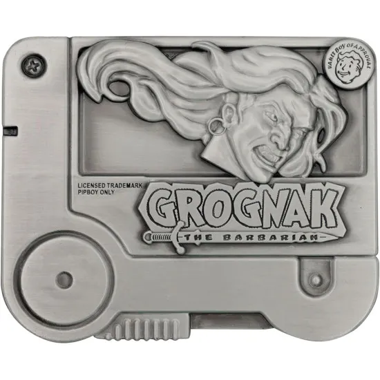 Fallout Replica Grognak the Barbarian Holotape limited edition numbered gaming collectable with display stand