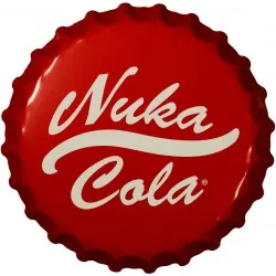 Fallout Tin Sign - Nuka Cola Bottle Cap