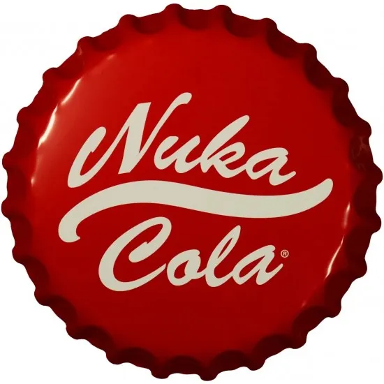 Fallout Tin Sign - Nuka-Cola Bottle Cap