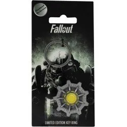 Fallout Metal Keyring - Vault Door