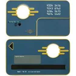 Fallout Vault Security Keycard Metal Replica