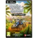 PC game case for Farming Simulator 25 Beans and Alpacas Edition showcasing farming machinery, alpacas, and coffee crops