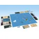 Box art for Fighters of the Pacific board game showing World War II fighter planes in combat over the ocean