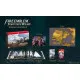 A premium Nintendo Switch 2 special edition box set displaying a metallic Steelbook case, a thick artbook, illustrated character cards, and a cloth map of the Dagdan Empire