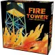 Fire Tower Fight Fire with Fire board game box featuring forest fire lookout tower and fire spread pattern-laying artwork