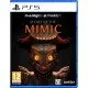 FNAF Secret of the Mimic PS5 The box art for the game Five Nights at Freddy's: Secret of the Mimic on PS5, showing a dark, menacing animatronic with a red glow in a spooky, abandoned workshop.