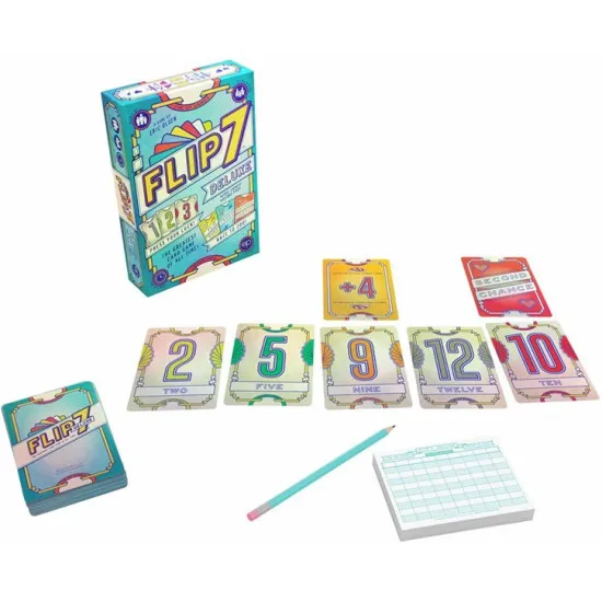 USAopoly | Flip 7 Deluxe | Party Card Game