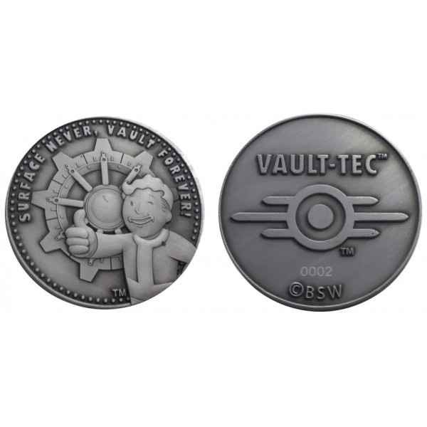 Fallout Coin - Vault-Tec Fallout Coin - Vault-Tec