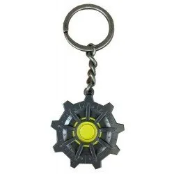 Fallout Metal Keyring - Vault Door