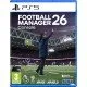 Football Manager 26 PS5 Unity Engine Simulation Football Manager 26 PS5 box art showing a manager overlooking a detailed pitch with official Premier League branding and both male and female players