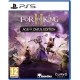 A PlayStation 5 game case depicting a band of fantasy adventurers standing on a hex-grid battlefield facing off against a tyrannical queen and her malevolent forces