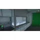 A PlayStation 5 game case showing a first-person perspective of a detective using an ultraviolet light to reveal hidden blood spatters inside a dark apartment room