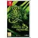 Forgive Me Father 2 Switch Fulqrum Games Lovecraftian FPS Forgive Me Father 2 Switch box art showing the Priest character wielding a weapon against grotesque Lovecraftian monsters in a dark comic-book style