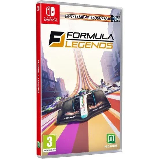 A blue and yellow vintage 1970s formula car taking a sharp turn on a high-altitude mountain track