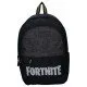 Fortnite Battle Royal 45cm grey backpack showing action graphics from the video game on the front