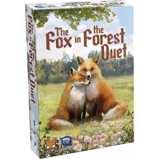 Fox in the Forest Duet board game box showing a fox and a musician in a magical woods