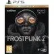 Frostpunk 2 - Icebreaker Edition PS5 The box art for the Frostpunk 2 Icebreaker Edition on PS5, showing a city in a snowy, post-apocalyptic setting with a large tower in the center.