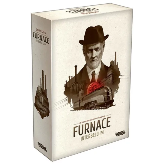 Furnace Interbellum expansion box featuring Art Deco Bauhaus and Constructivism industrial building artwork from the roaring twenties