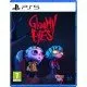 Gloomy Eyes PS5 box art showing sweet zombie boy Gloomy and human girl Nena in a dark, stylized world