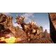 Pilgor the goat causing absolute chaos in a vibrant open world environment with multiple costumes