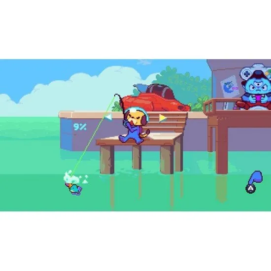 Goodboy Galaxy Nintendo Switch game featuring Maxwell the dog in a sci-fi platform adventure