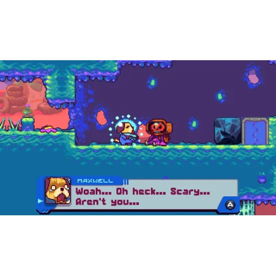 Goodboy Galaxy Nintendo Switch game featuring Maxwell the dog in a sci-fi platform adventure