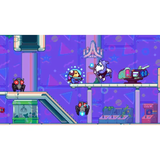 Goodboy Galaxy Nintendo Switch game featuring Maxwell the dog in a sci-fi platform adventure