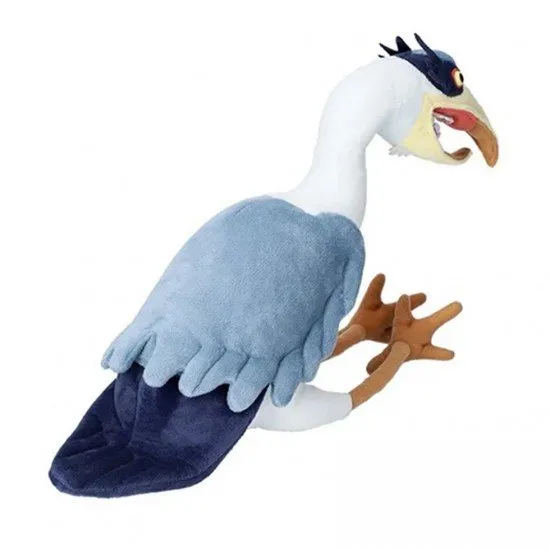 The Boy and the Heron Grey Heron Plush Semic Studio Ghibli 21cm The Boy and the Heron Grey Heron Plush Figure, showing the grey heron character with a long beak
