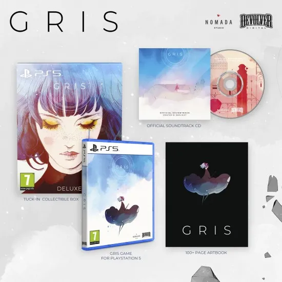 GRIS - Devolver Deluxe Edition PS5 Cover