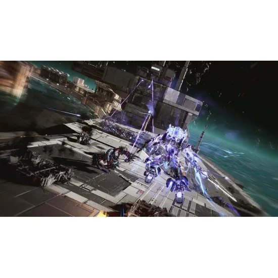 Xbox game case for Gundam Rogue Orbit displaying Mobile Suit aerial combat and energy weapon effects