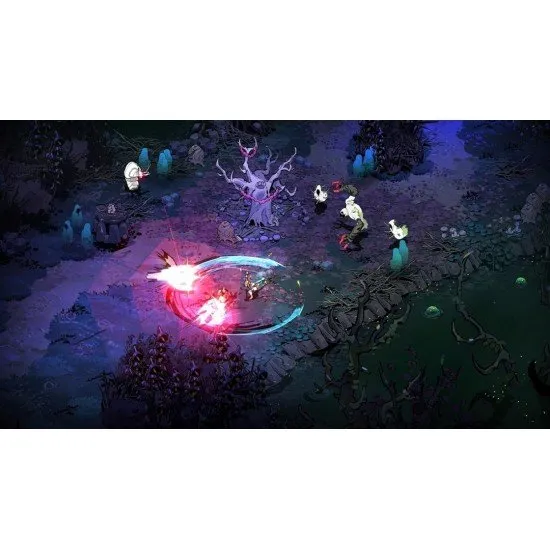 The box art for Hades II on Nintendo Switch 2, showing the new protagonist, Princess of the Underworld, in a powerful stance with glowing magical effects around her.