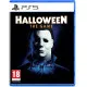 PlayStation 5 game case for Halloween: The Game featuring Michael Myers in a dark Haddonfield neighborhood