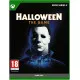 Xbox Series X game case for Halloween: The Game showing Michael Myers stalking suburban Haddonfield