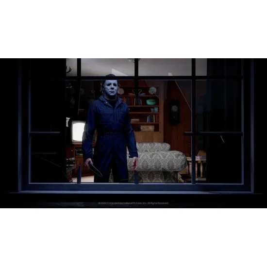 Xbox Series X game case for Halloween: The Game showing Michael Myers stalking suburban Haddonfield