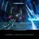 A PlayStation 5 game case depicting the Master Chief and a squad of UNSC Marines defending a high-tech metallic installation corridor against an incoming wave of Covenant Elites