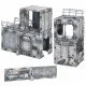 Halo Flashpoint Outpost Terrain Mantic Games Accessory Halo Flashpoint Outpost Buildable Terrain Set box art showing assembled modular plastic terrain pieces resembling a UNSC facility on a tabletop