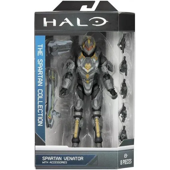 HALO The Spartan Collection Spartan Venator action figure in a dynamic pose holding the Z-180 Scattershot shotgun